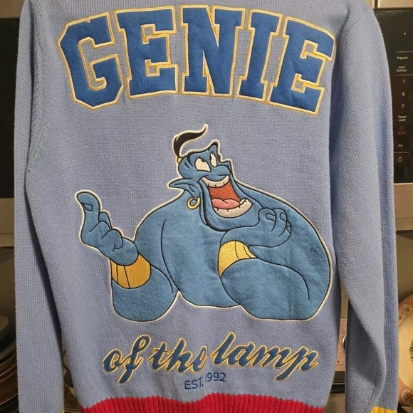 Disney Cakeworthy Genie In A Bottle Cardigan From DISNEY 1992 Med. - Picture 1 of 5
